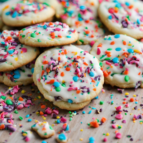 SOFT CONFETTI SPRINKLE COOKIES