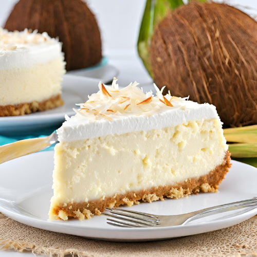 HOW TO MAKE COCONUT CHEESECAKE