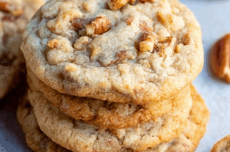 Soft & Chewy Butter Pecan Cookies