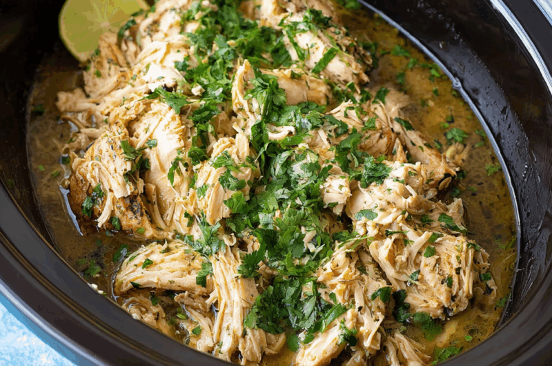 Slow Cooker Cilantro Lime Chicken