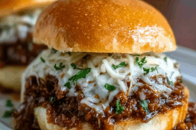 Irresistible French Onion Beef Sloppy Joes