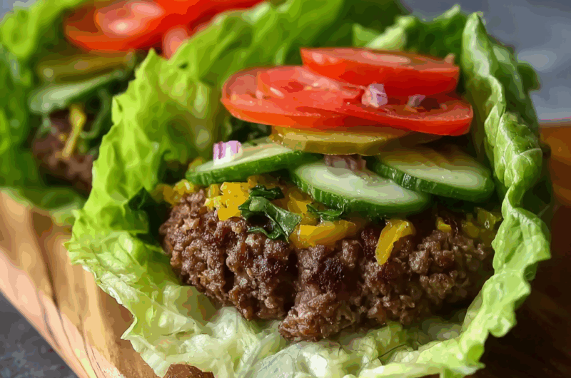 Lettuce Wrap Burgers – A Fresh, Low-Carb Twist on the Classic Burger