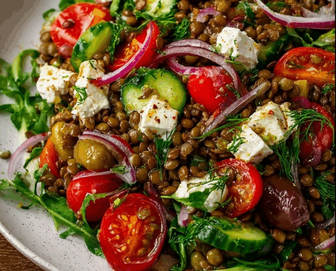 Mediterranean Lentil Salad