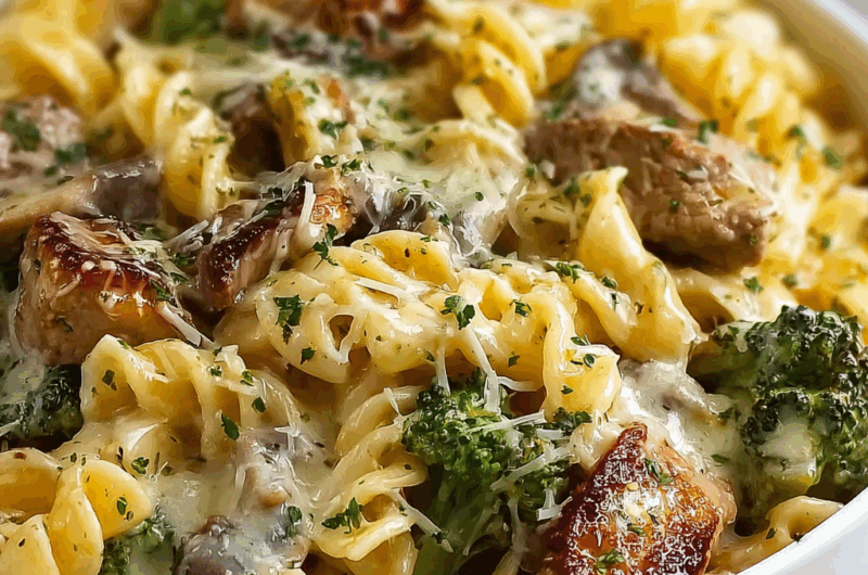 Philly Cheesesteak Pasta