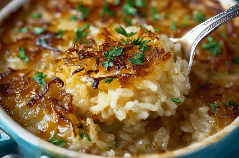 French Onion Soup Rice