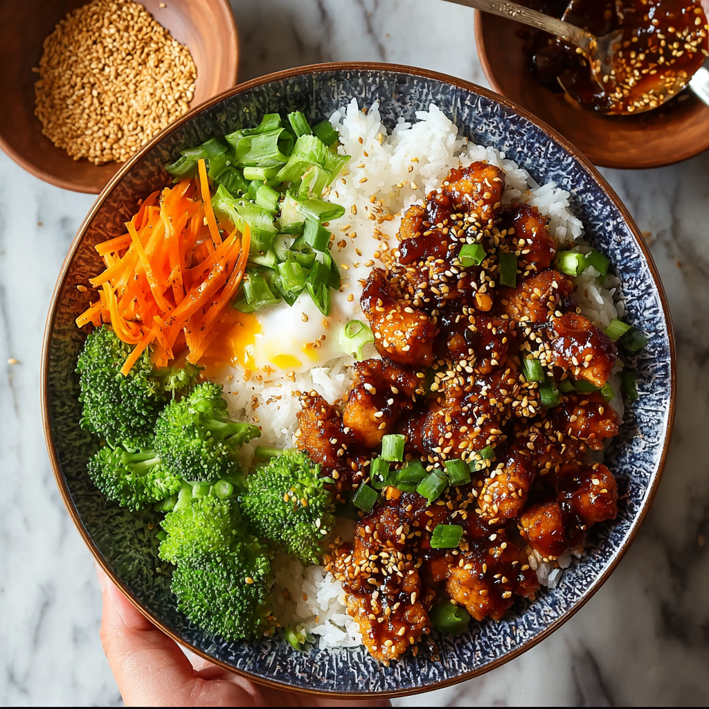 Sesame Chicken Bowls